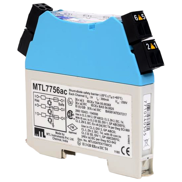 MTL7756ac New MTL 3 Channel Barrier with RTD